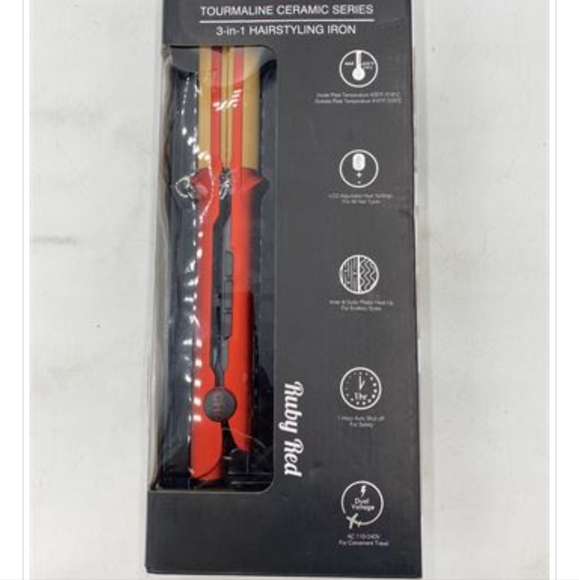 CHI ♥️ 3-In-1 Hairstyling Iron 1" Ruby Red - Picture 8 of 12
